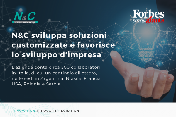 N&C protagonista dell'ICT su Forbes Small Giants